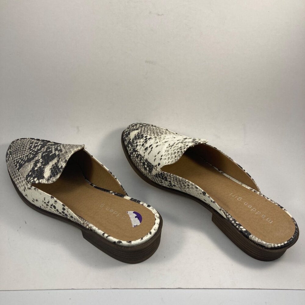 Madden girl mattie snakeskin mule 8.5 - Picture 4 of 9